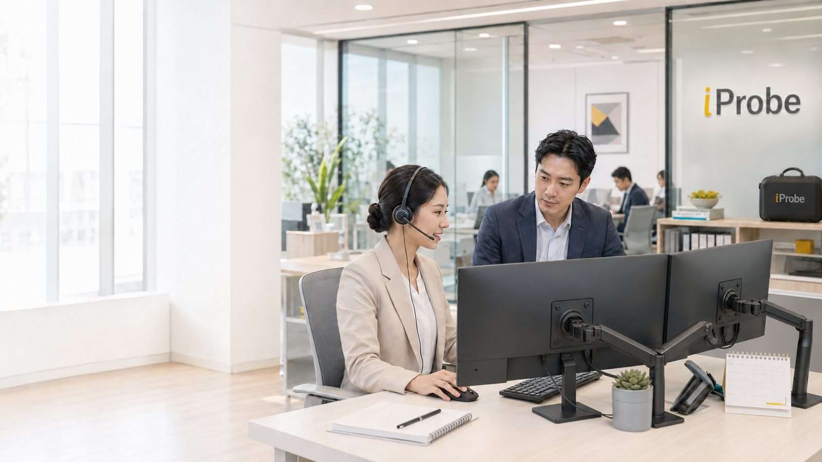 The ALEVA customer support and engineering team at work